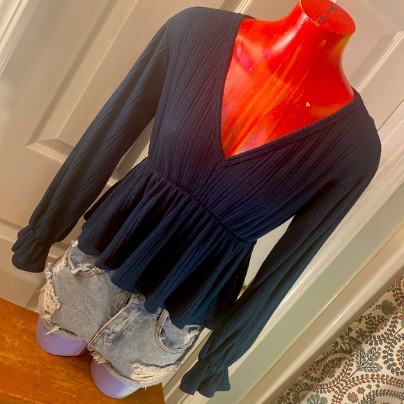 Pink Lily Tops - PINK LILY Green Top